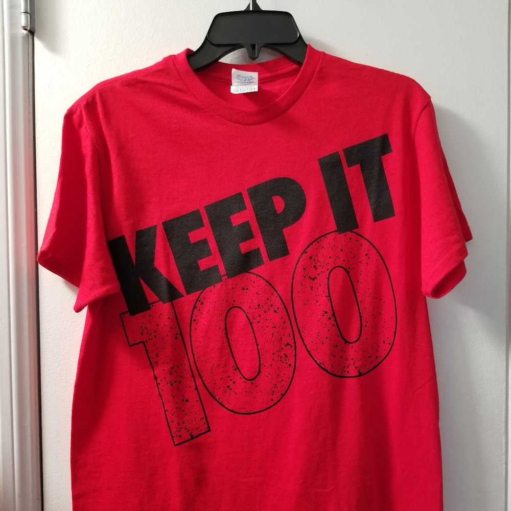 Keep it 100 short sleeve tee